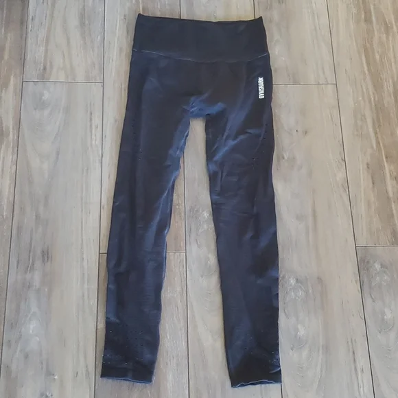 SOLD Gymshark Womens Athletic Leggings High Rise Pants sz S - Picture 1 of 11
